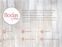 Tablet Screenshot of bodas.minga.com.uy